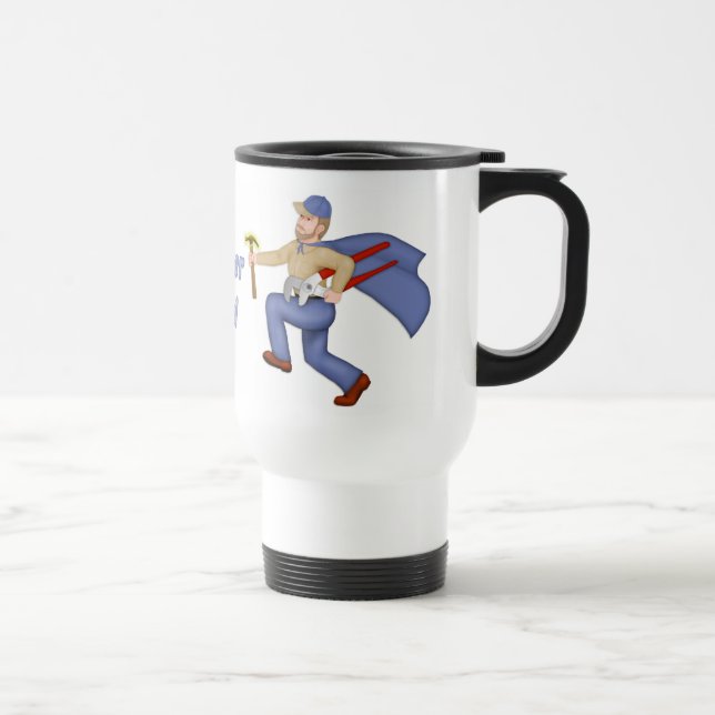 Mug De Voyage Super Hero Papa (Droite)