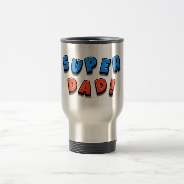Mug De Voyage Super papa (Centre)