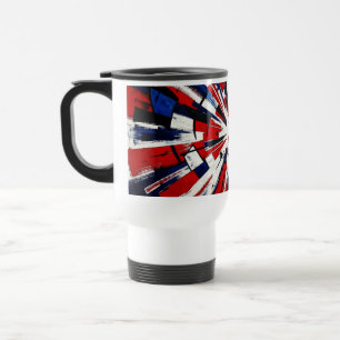 Mug De Voyage Supernova Pop – Explosion Géométrique Abstraite