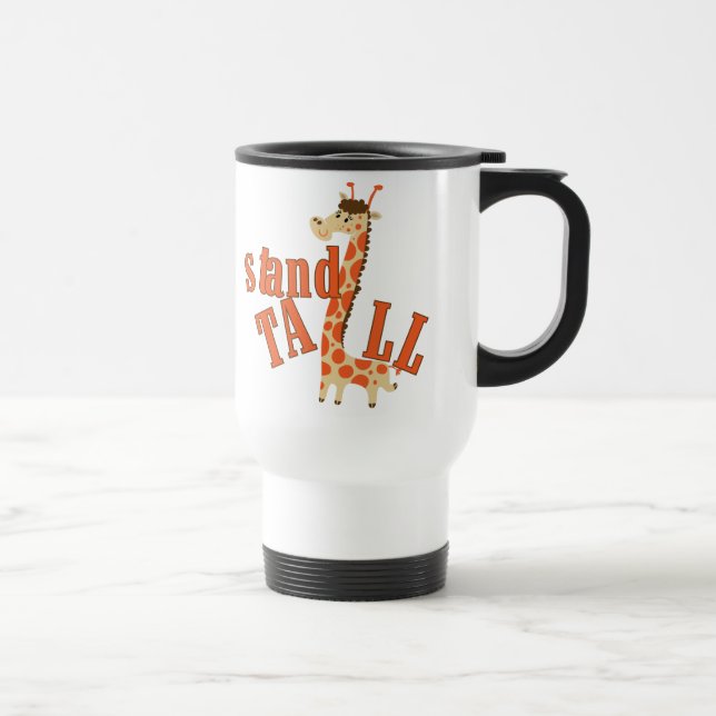 Mug De Voyage Support de girafe grand (Droite)