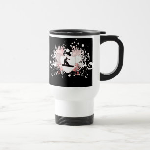 Mug De Voyage surf des neiges de haute fidélité