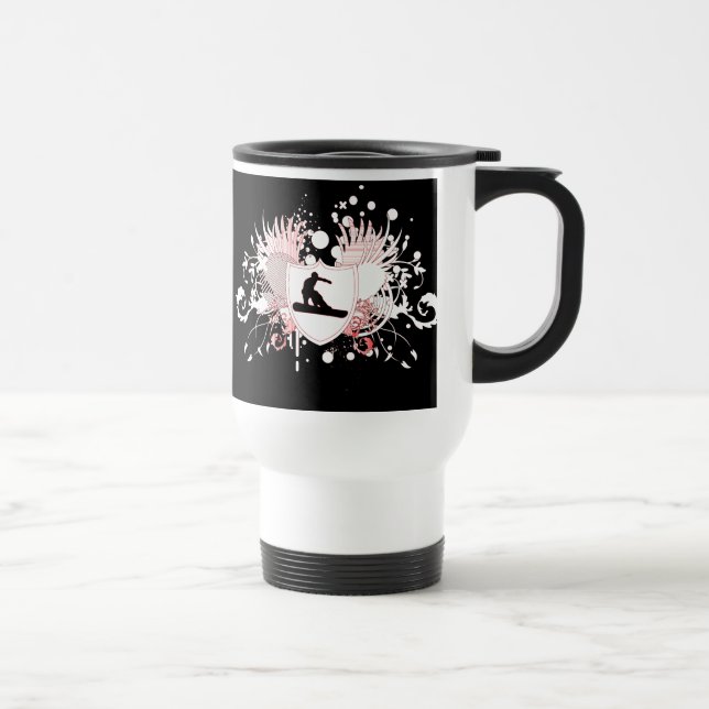 Mug De Voyage surf des neiges de haute fidélité (Droite)