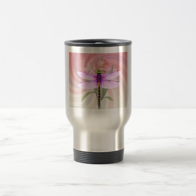 Mug De Voyage Surreal 60's Theme Dragon Fly (Centre)