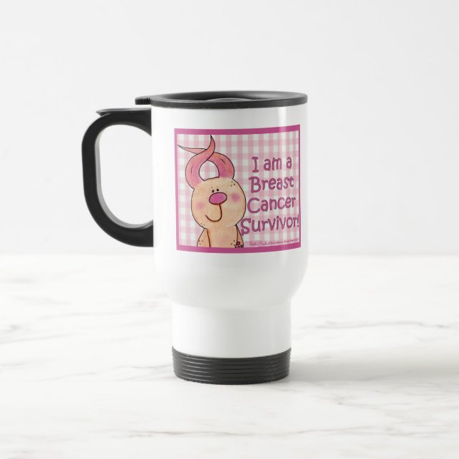 Mug De Voyage Survivant du cancer du sein (Gauche)