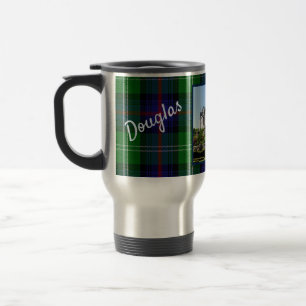 Mug De Voyage Sutherland Clan Dunrobin Castle Tartan Nom