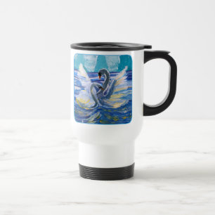 Mug De Voyage Swans "Art by Kids"