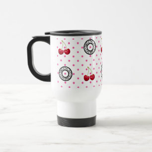 Mug De Voyage SWEET like CHERRIES Retro Vintage Motif Graphisme