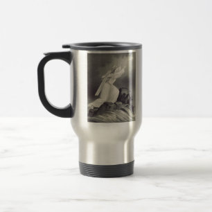 Mug De Voyage Symbole chrétien de la Croix et de la Couronne