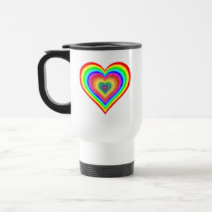 Mug De Voyage Symbole d'amour arc-en-ciel Saint-Valentin-25543