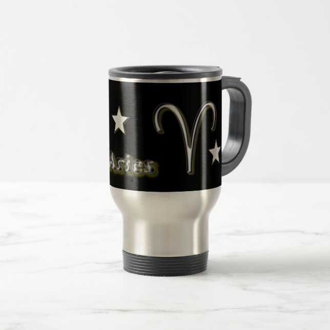 Mug De Voyage Symbole de Bélier (Devant droit)