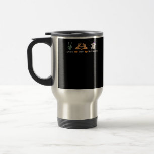 Mug De Voyage SYMBOLE DE LA Paix Halloween Squelette sorcière ma