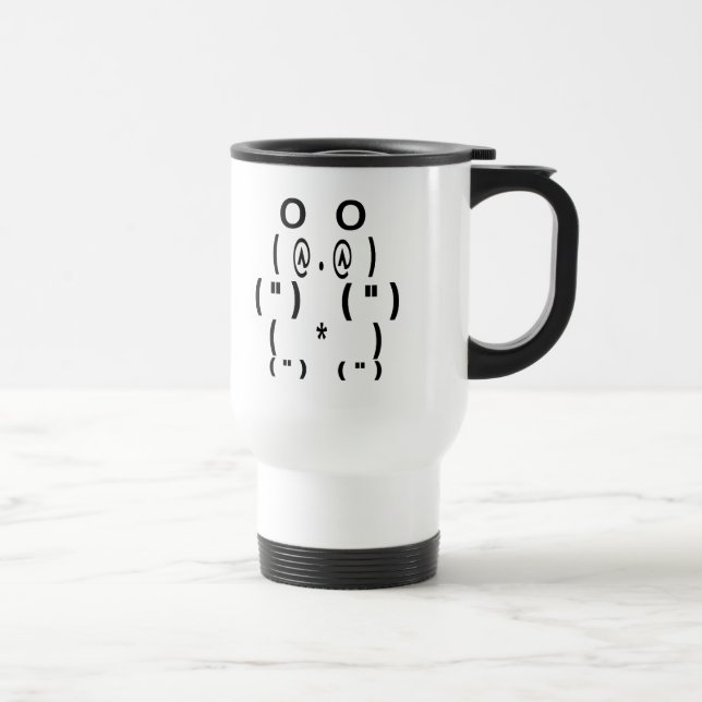 Mug De Voyage Symbole de l'ordinateur de l'ours Panda (Droite)
