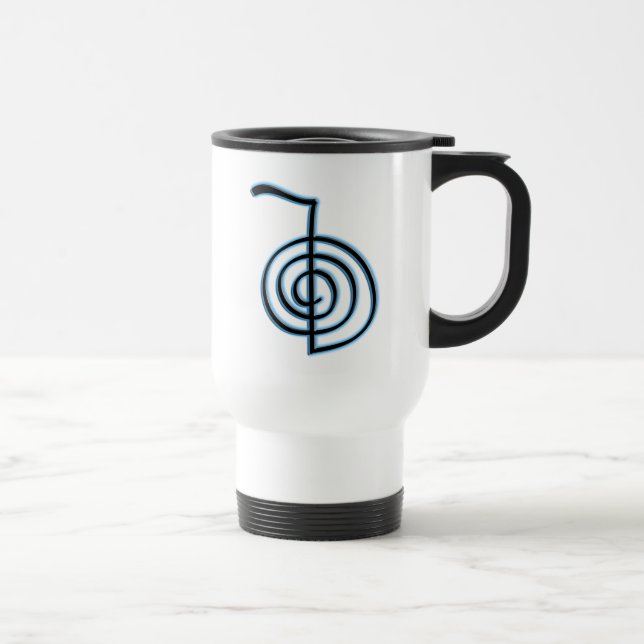Mug De Voyage Symbole de Reiki Cho Ku Rei (Droite)
