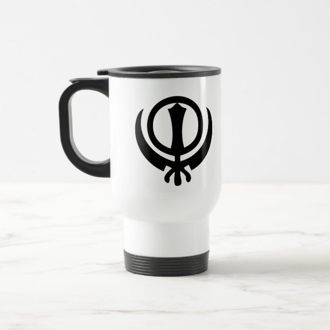 Mug De Voyage Symbole de Sikhisme (Gauche)
