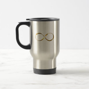Mug De Voyage Symbole d'infini doré