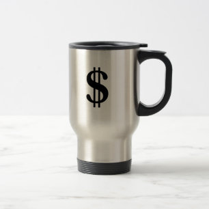 Mug De Voyage Symbole dollar