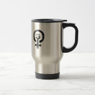 Mug De Voyage Symbole féministe de poing