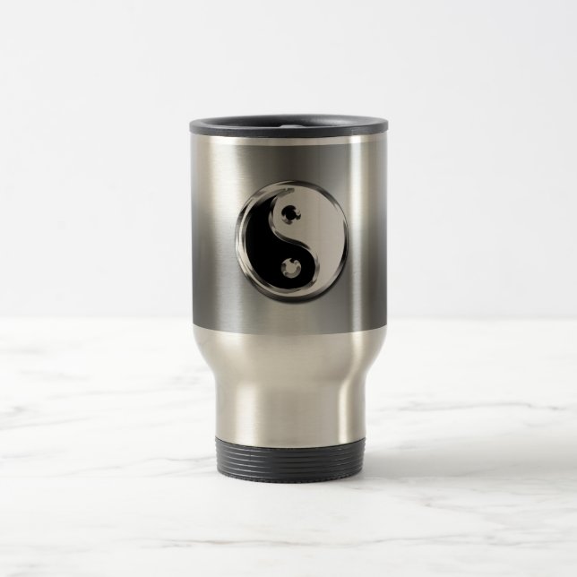 Mug De Voyage Symbole Yin-Yang en acier (Centre)