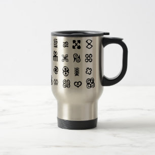 Mug De Voyage Symboles africains Adinkra