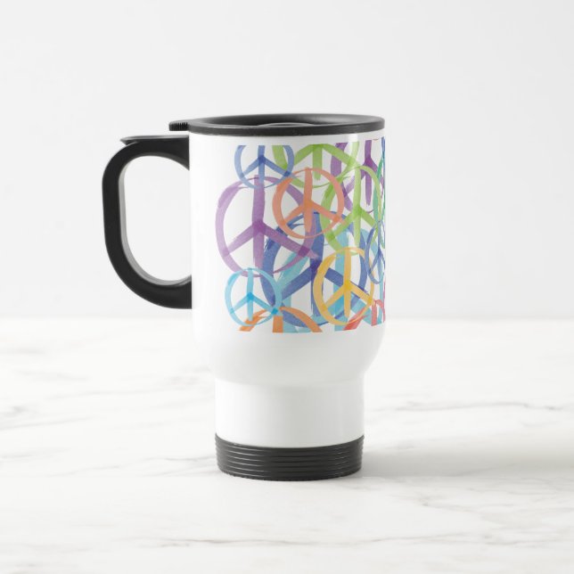 Mug De Voyage Symboles de paix (Gauche)