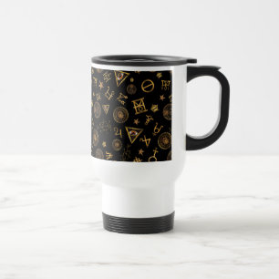 Mug De Voyage Symboles Magiques MACUSA™ Et Motif De Crêtes