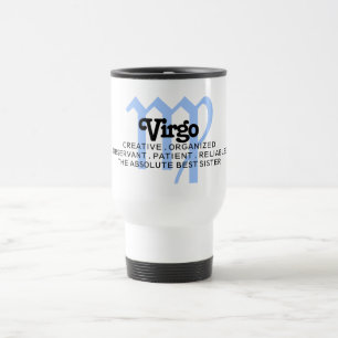 Mug De Voyage Symboles Virgo Zodiac Meilleure soeur