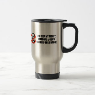Mug De Voyage T-shirt d'Anti-Obama - vous gardez le changement