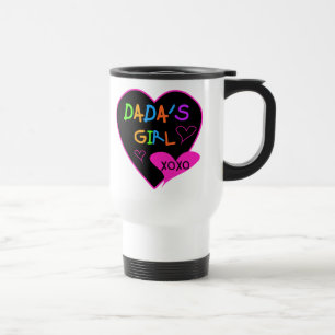 Mug De Voyage T-shirt de la fille de Dada, tasse, bouton,