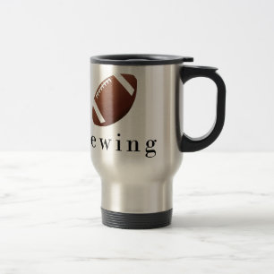 Mug De Voyage T-Shirt drôle et hilarant de football de couture