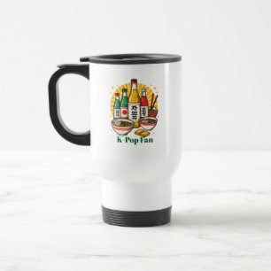 Mug De Voyage T-Shirt Imprimé sur le devant Culture Pop Coréenne