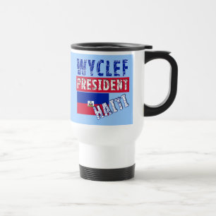 Mug De Voyage T-shirts du Président Haïti de WYCLEF, tasses,