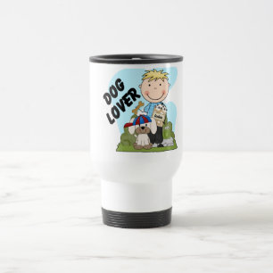Mug De Voyage T-shirts et cadeaux blonds de garçon d'amoureux