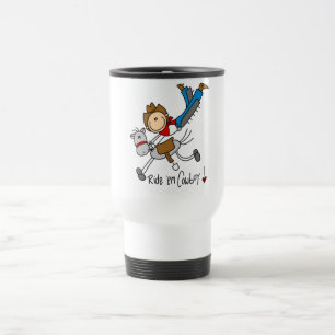 Mug De Voyage T-shirts et cadeaux Cowboy Stick Figure