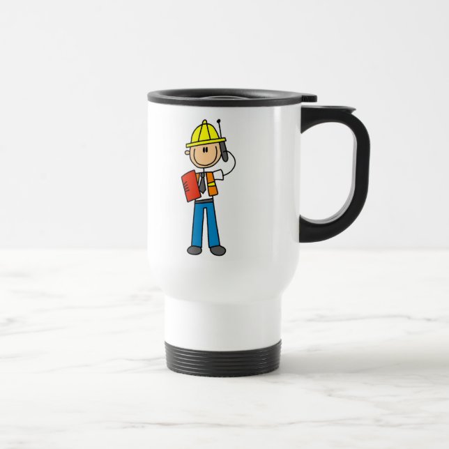 Mug De Voyage T-shirts et cadeaux d'agent de maîtrise de (Droite)