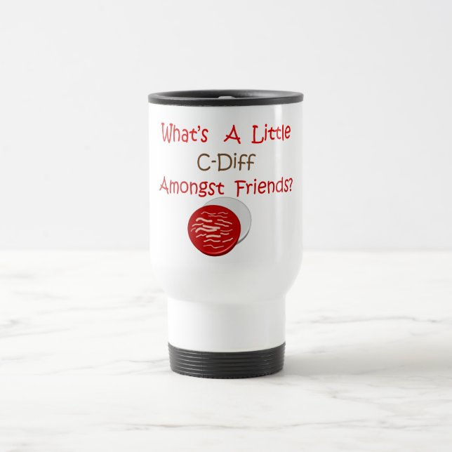 Mug De Voyage T-shirts et cadeaux drôles d'infirmière de C-Diff (Centre)