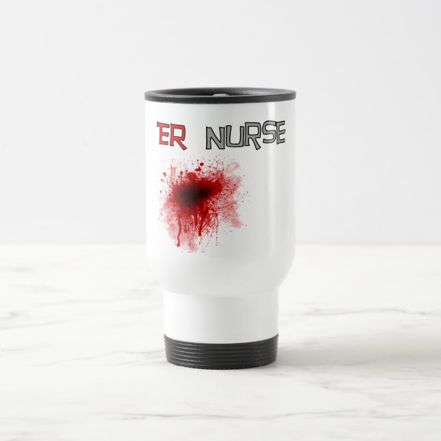 Mug De Voyage T-shirts et cadeaux drôles d'infirmière d'ER (Centre)