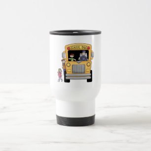 Mug De Voyage T-shirts et cadeaux jaunes d'autobus scolaire