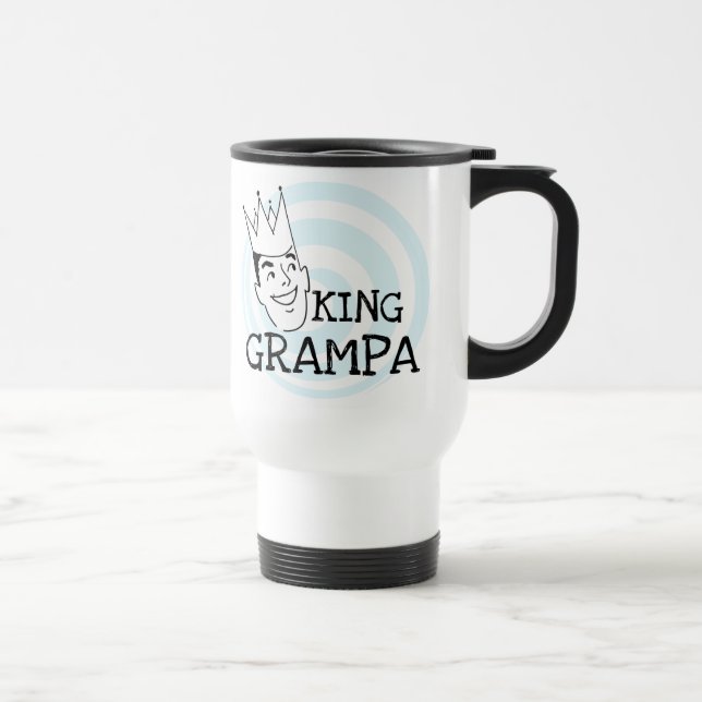 Mug De Voyage T-shirts et cadeaux King Grampa (Droite)
