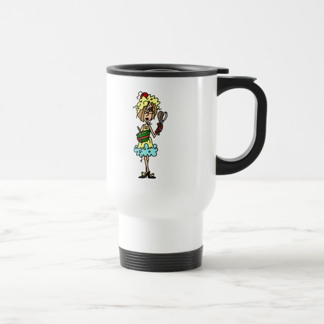 Mug De Voyage T-shirts et cadeaux Messy Cook (Droite)