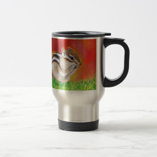 Mug De Voyage Tableau Chipmunk (Droit)