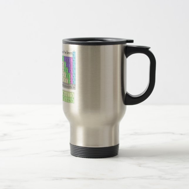 Mug De Voyage Tableau périodique des éléments (Droit)