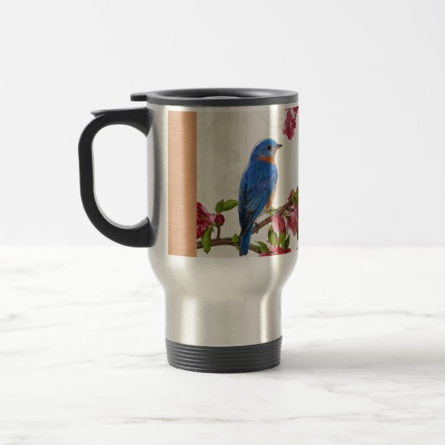Mug De Voyage Tabliers pour chats noirs et blancs drôles (Gauche)