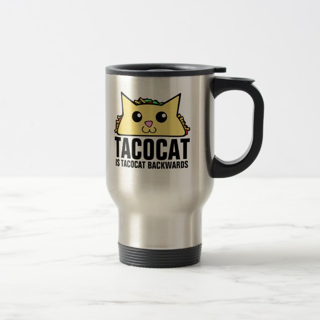 Mug De Voyage Tacocat Arrière Mug Voyage (Droit)
