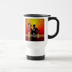 Mug De Voyage Tango sur damas