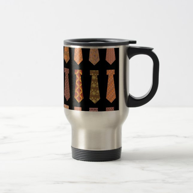 Mug De Voyage Tant de Neckties amusant Motif épopé (Droit)