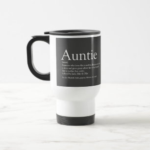 Mug De Voyage Tante préférée Tatie Définition Gris Moderne