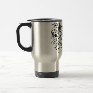 Mug De Voyage Tapis de souris squelette drôle Je suis en retard