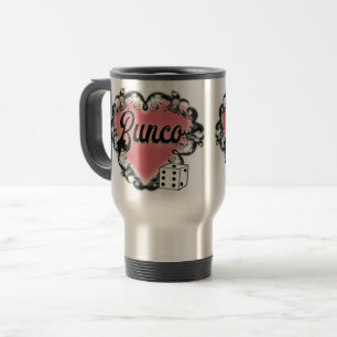 Mug De Voyage tatouage de coeur de bunco