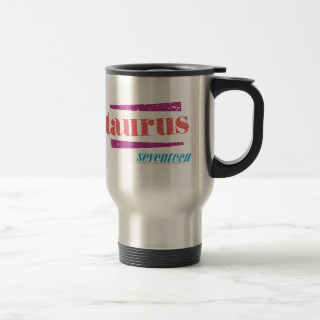 Mug De Voyage Taureau LtPink (Droit)