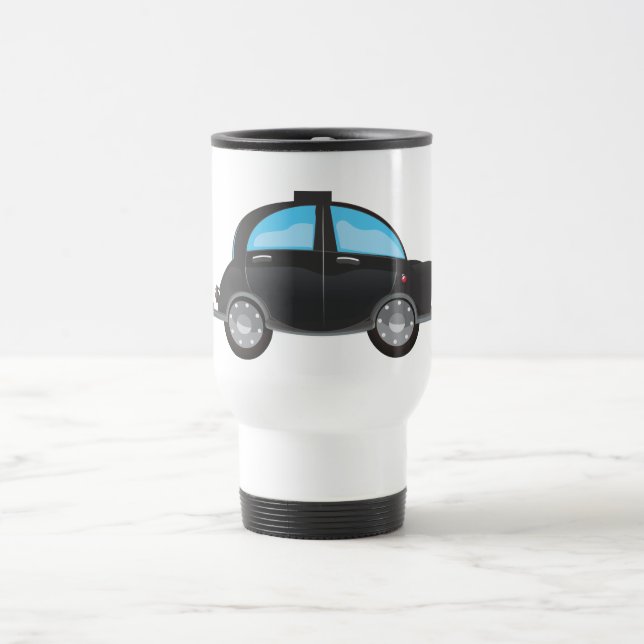 Mug De Voyage Taxi noir (Centre)
